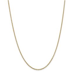 14k Yellow Gold 2 mm Cable Chain - 22 in.