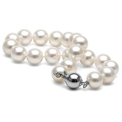 White Freshwater Pearl Bracelet, 8.5-9.0mm
