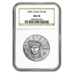 2005 1 oz Platinum American Eagle MS-70 NGC