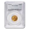 Image 1 : 1925-D $2.50 Indian Gold Quarter Eagle MS-63 PCGS