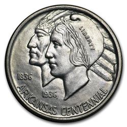 1938 Arkansas Centennial Half Dollar Commem BU