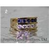 Image 1 : RHJ Synthetic Sapphire & Cubic Zirconium Ring #1503313