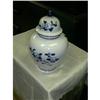 Image 1 : Flow Blue Porcelain Ginger Jar #1515631