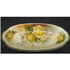 Image 1 : COTTAGE CHIC YELLOW ROSES OVAL DISH  #1515732