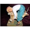 5.5" Norway Wood Carved Milking Doll #1515853