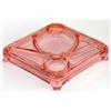 Image 1 : Pink Depression Glass Deco Vanity Tray #1515967