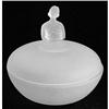 Lillian VI Satin Glass Figural Powder Jar #1516091