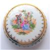 Image 1 : Limoges Flirt Scene Powder or Trinket Jar #1516097
