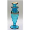 Blue & Gold Depression Glass Perfume Bottle #1516145