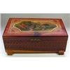 Image 1 : Hand Painted Cedar Jewelty Box #1516208