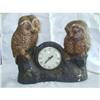 Image 1 : Electric Owl Chalk Ware Clock #1516231