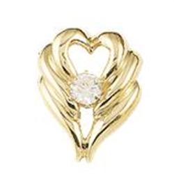 0.75 ct DIAMOND solitaire pendant jewelry gold #1516646