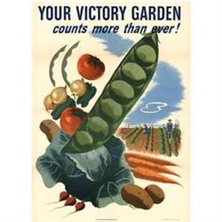Original World War 2 Victory Garden poster #1527951