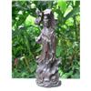 Image 1 : Wooden Kwan Yin with Lotus Blossom #1539097