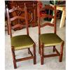 Image 1 : Set of Six Italian Walnut Ladder-back Chairs #1539116