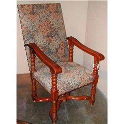 French Louis XIV Style Reclining Chair #1539132