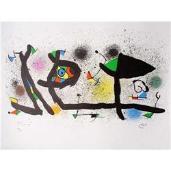 JOAN MIRÒ, Original Color Lithograph, hand #1539170