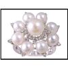 Image 1 : HUGE PEARL AND DIAMOND RING WAS $1350.00 #1539198