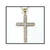 Image 1 : 16384LARGE DIAMOND GOLD CROSS WAS $1,950 #1539236