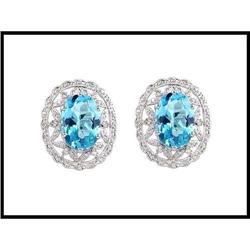 FINEST AQUAMARINE COLOR TOPAZ DIAMOND #1539264