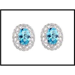 FINEST AQUAMARINE COLOR TOPAZ DIAMOND #1539264