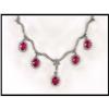 Image 1 : SPECTACULAR RUBY DIAMOND NECKLACE(price was #1539265