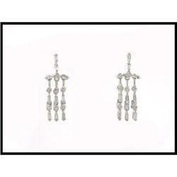 DECO DANGLE DIAMOND EARRINGS(price was $1,350) #1539266