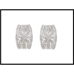 VINTAGE MASSIVE DIAMOND EARRINGS(price was #1539273