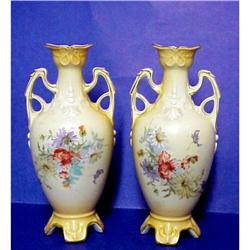 Pair Antique Austrian Vases #1539366