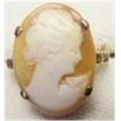 BEAUTIFUL ANTIQUE LARGE CAMEO RING #1539370