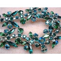 IRIDESCENT GREEN - SHERMAN RHINESTONE BRACELET #1539373