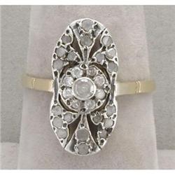 18K Victorian Diamond Ring #1539445