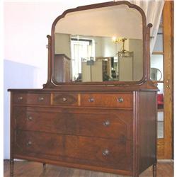 Gorgeous French Dresser With Mirror Circa 1930 #1539469