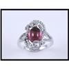 Image 1 : Intricate 18K White Gold Pink Tourmaline and #1539603