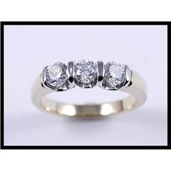 14K Yellow Gold Diamond Ring #1539675