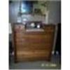 Image 1 : 1930s WALNUT DRESSER WITH KERCHIEF DRAWERS ? #1539815