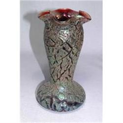 Rindskopf Crackle Glass Vase #1539844