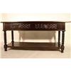 Image 1 : OLD WORLD JACOBEAN BARLEY TWIST CONSOLE TABLE #1539947