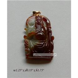 Chinese Jade General Guan Pendant #1539965