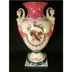 FABULOUS AUSTRIAN PORTRAIT VASE CLASSIC ANTIQUE#1539989