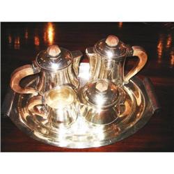 Art Deco French Tea &amp; Coffee set w/tray #1539992