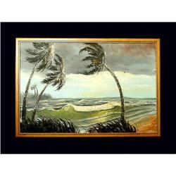 Florida landscape Highwaymen Style Oil Painting#1540023