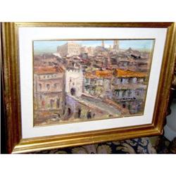 Rhoda Town  Spain impressionist signed oil  #1540042