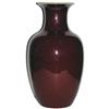 Image 1 : Cherry Red Japanese 15" Ceramic Vase #1556833