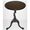 Image 1 : Georgian Mahogany Tripod Pedestal Table #1556835