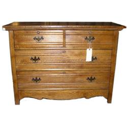 Arts & Crafts Oak Dresser Chest of Drawers #1556845