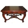 Image 1 : French Burl Mahogany Dining Table #1556859