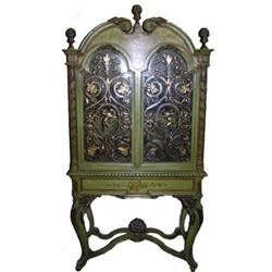 Antique Venetian Painted Cabinet on Stand #1556878