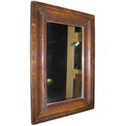 Antique Mahogany Wall Mirror 30  x 21  #1556892