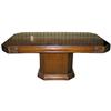 Image 1 : French Art Deco Walnut Dining Table #1556925